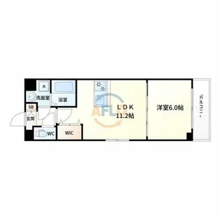 第5アローズ新大阪【5階】の間取り