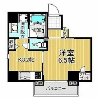 愛知県名古屋市中村区亀島2丁目【マンション】の間取り