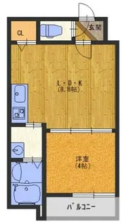 LIX大和田駅前【3階】の間取り