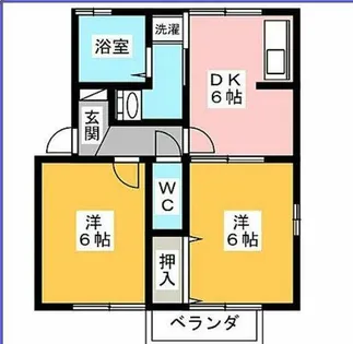 サニーハウス丸山【202号室】の間取り
