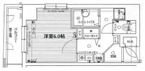 ラナップスクエア南森町【5階】の間取り