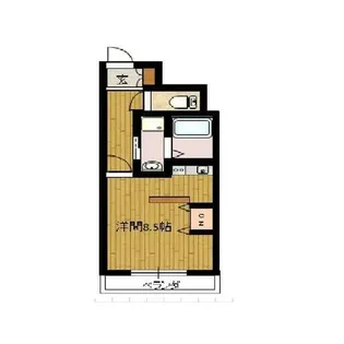 プランドールごきそ【1階】の間取り