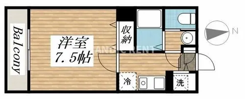 リード桜坂【11階】の間取り