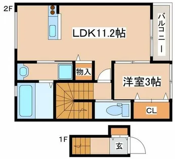 Brise HIMEJI HIGASHI【203号室】の間取り