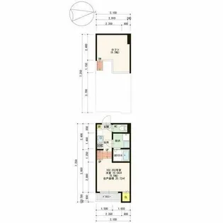 マイネスト南福岡【2階】の間取り