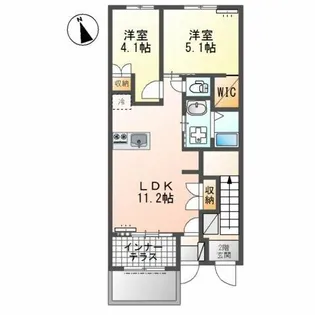 ソリジエ【1階】の間取り