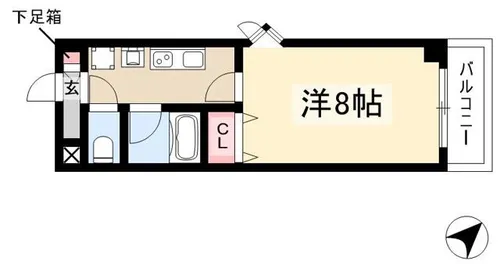 ベレーサ本山【3階】の間取り