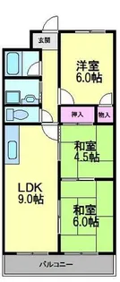 ベストマンションしお川【102号室】の間取り