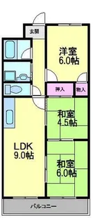ベストマンションしお川【102号室】の間取り