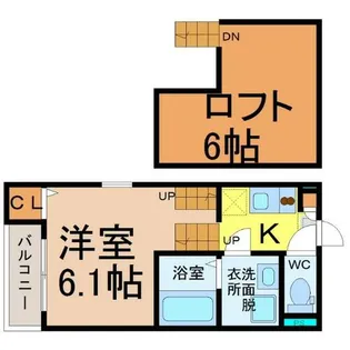 アーク東海通【1階】の間取り