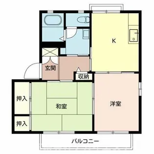 西脇市西脇(ハイツ ツェントリィシュ)D【202号室】の間取り