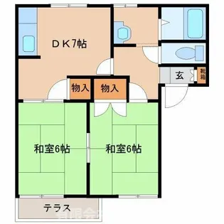 コンフォート社A棟【201号室】の間取り