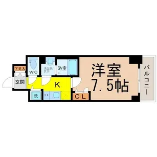 エスリード大須プレシア【10階】の間取り