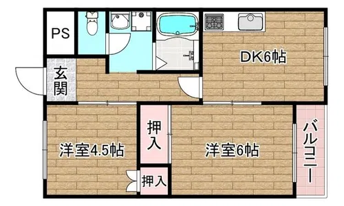 三廣ビル【3階】の間取り