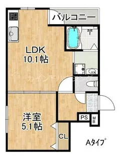 ポート フルール【1階】の間取り