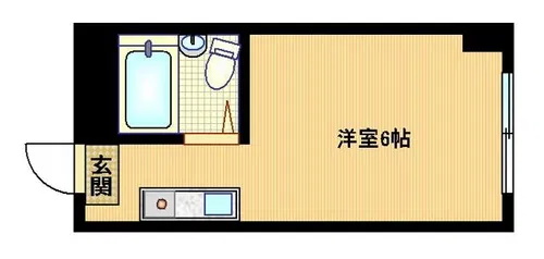 サンハウス【1階】の間取り