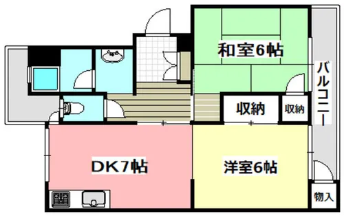 カノープス千里【A1F号室】の間取り
