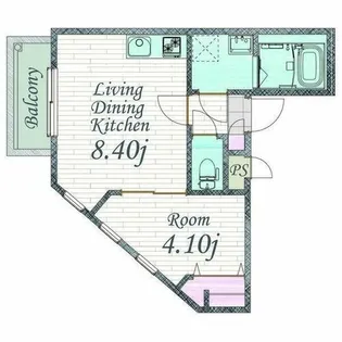 Cherim Luce 新瑞橋【103号室】の間取り