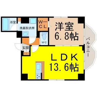 Canon Oosu(カノン大須)【6階】の間取り