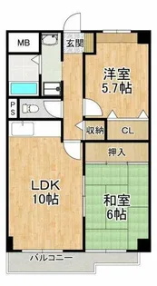 ハイマート宮山台【3階】の間取り