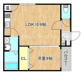 GRANDIR小路東【3階】の間取り