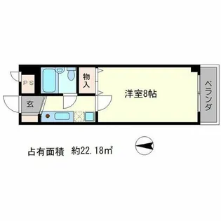 メゾンジョアPart2【4階】の間取り