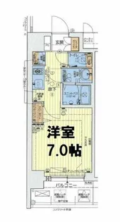 レオンコンフォート大阪ドームシティ【4階】の間取り