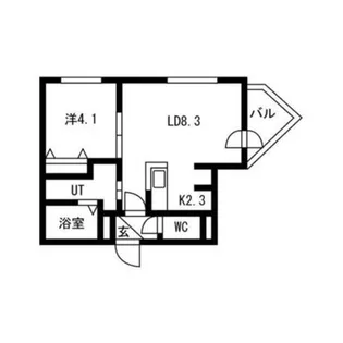 美園8条5丁目MS【2階】の間取り