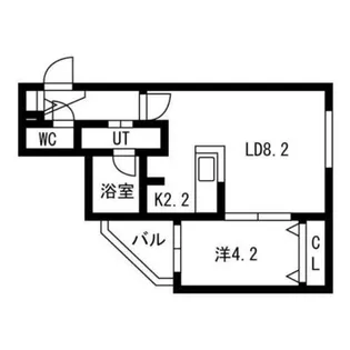 美園8条5丁目MS【403号室】の間取り
