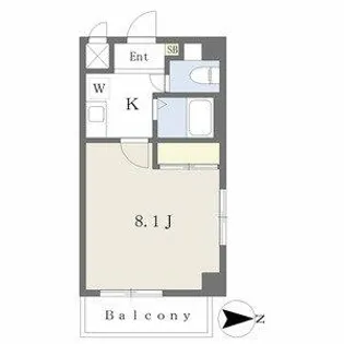 Rosa Candore【902号室】の間取り