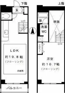 レジディア東桜Ⅱ【3階】の間取り