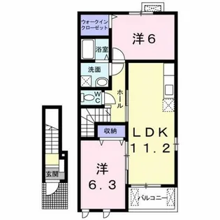 フォレスタ 2【2階】の間取り