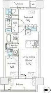 GRANPASEO丸の内【4階】の間取り