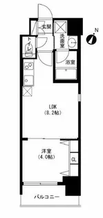 アーバネックス京橋【10階】の間取り
