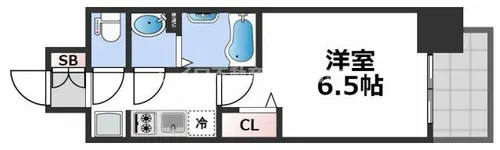 プレサンス難波マジョリティ【3階】の間取り