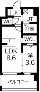 ESTONE HIGASHIOSAKA【602号室】の間取り