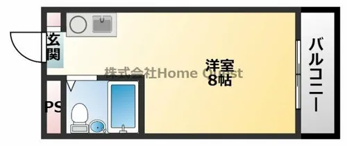 アミティ近大通り【3階】の間取り