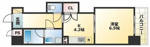 アンティオキア【3階】の間取り