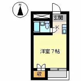 パール熱田【4階】の間取り
