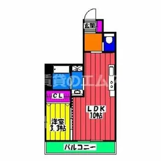 Grandeur Hakata【207号室】の間取り