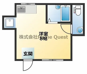 ピースハイツ長堂B棟【1階】の間取り