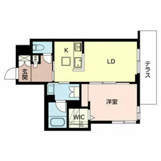 Casa noble【0101号室】の間取り