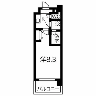 スプランディッド新大阪III【12階】の間取り