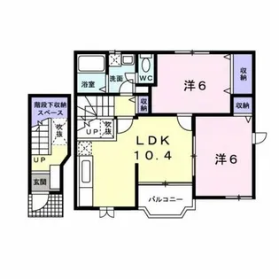 ファミール・ヒロ N【2階】の間取り