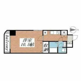 ウイングパーク【4階】の間取り