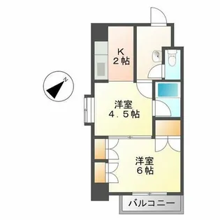 ビスポーク鶴舞(bespoke鶴舞【3階】の間取り