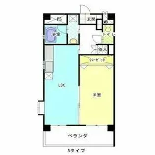 アピエ黄金【3階】の間取り