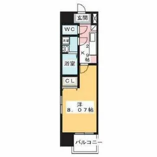 マリオン千代田【3階】の間取り