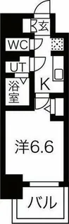 メイクス名駅南Ⅱ【8階】の間取り