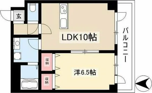 ハイアット寿(大須店専任)【202号室】の間取り